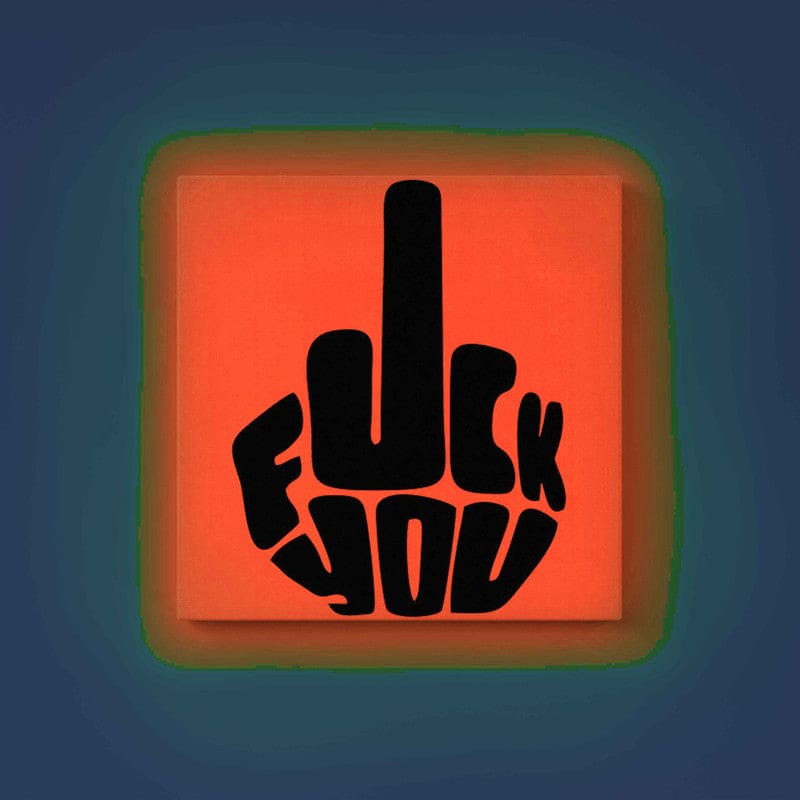 Bold Middle Finger Art Glow in the Dark Kit – Edgy DIY Painting for Adults | Eazy Arts - Image 10 - GID-OTR-006