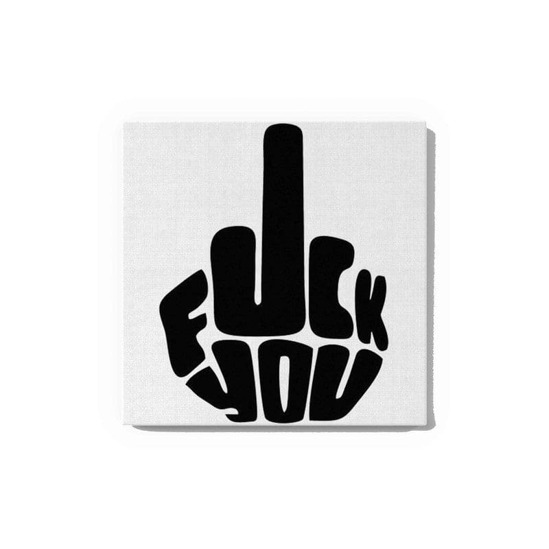 Bold Middle Finger Art Glow in the Dark Kit – Edgy DIY Painting for Adults | Eazy Arts - Hero - GID-OTR-006