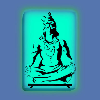 Glow in the Dark Shiva DIY Painting Kit – Peaceful Bholenath Wall Art for Home & Gifting | Eazy Arts