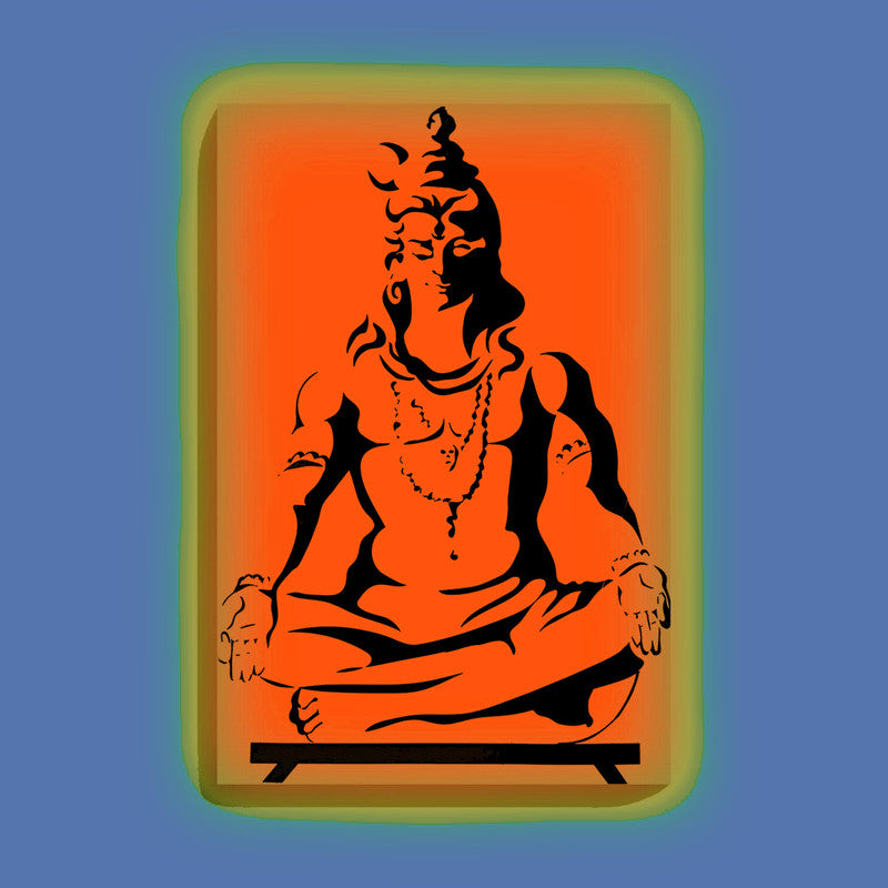 Glow in the Dark Shiva DIY Painting Kit – Peaceful Bholenath Wall Art for Home & Gifting | Eazy Arts