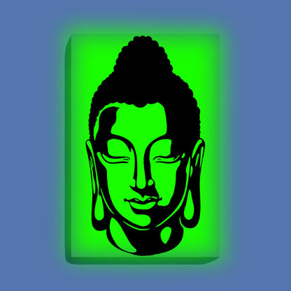 Glow in the Dark Buddha Face DIY Painting Kit – Meditative Wall Art for Home Decor | Eazy Arts