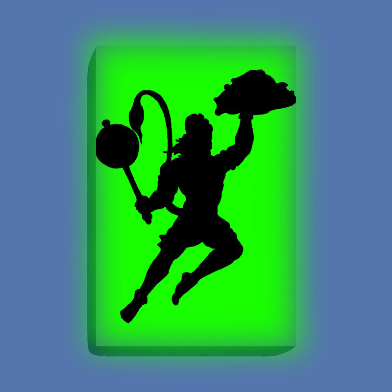Glow in the Dark Hanuman with Mountain Painting Kit – DIY Spiritual Wall Art | Eazy Arts