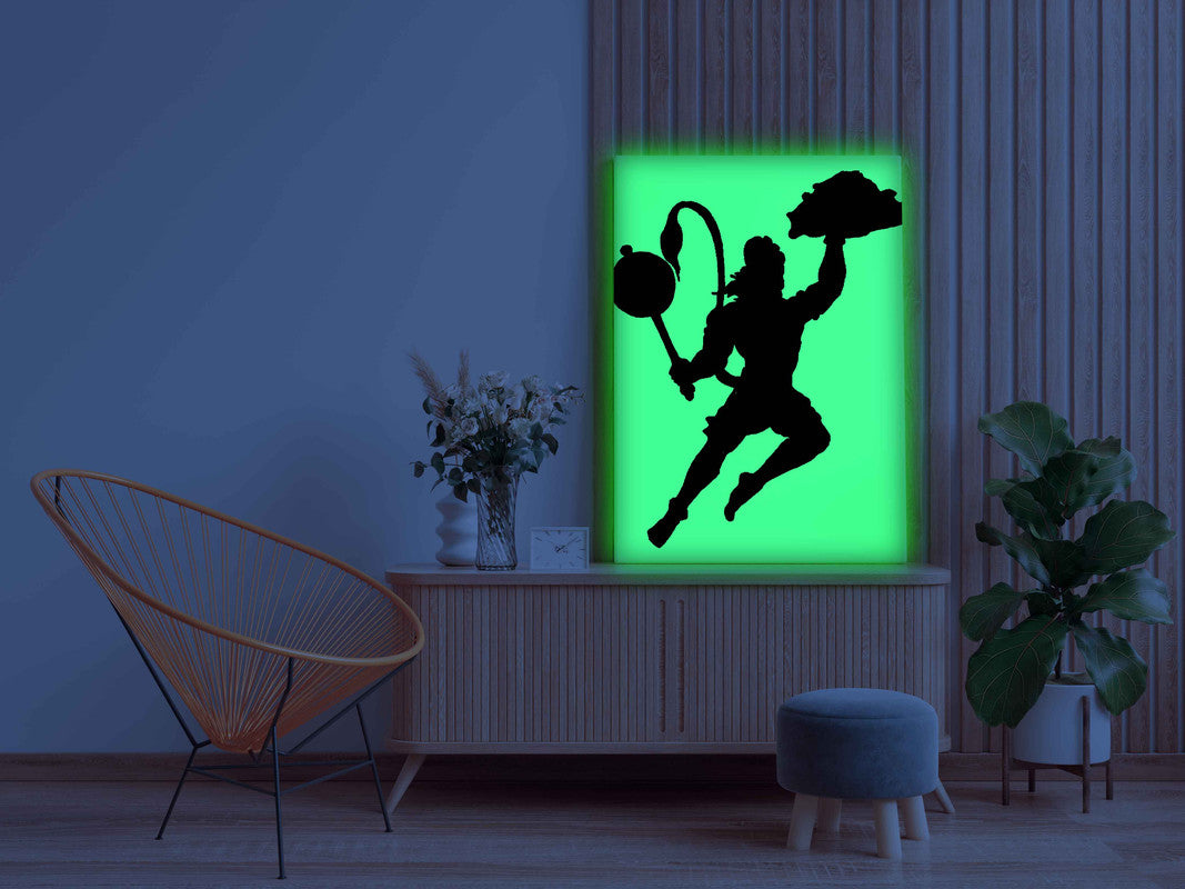 Glow in the Dark Hanuman with Mountain Painting Kit – DIY Spiritual Wall Art | Eazy Arts
