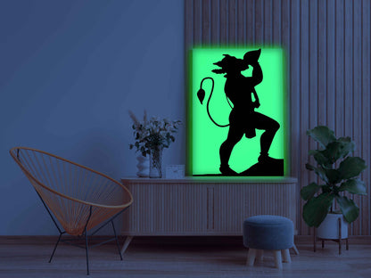 Lord Hanuman Blowing Shankh Painting Kit – Glow in the Dark Divine Warrior Art | Eazy Arts