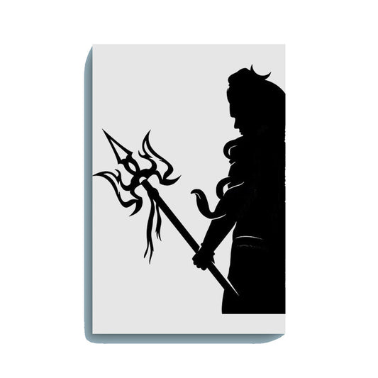 Mahadev with Trishul Paint Kit – Divine Glow in the Dark Canvas | Eazy Arts