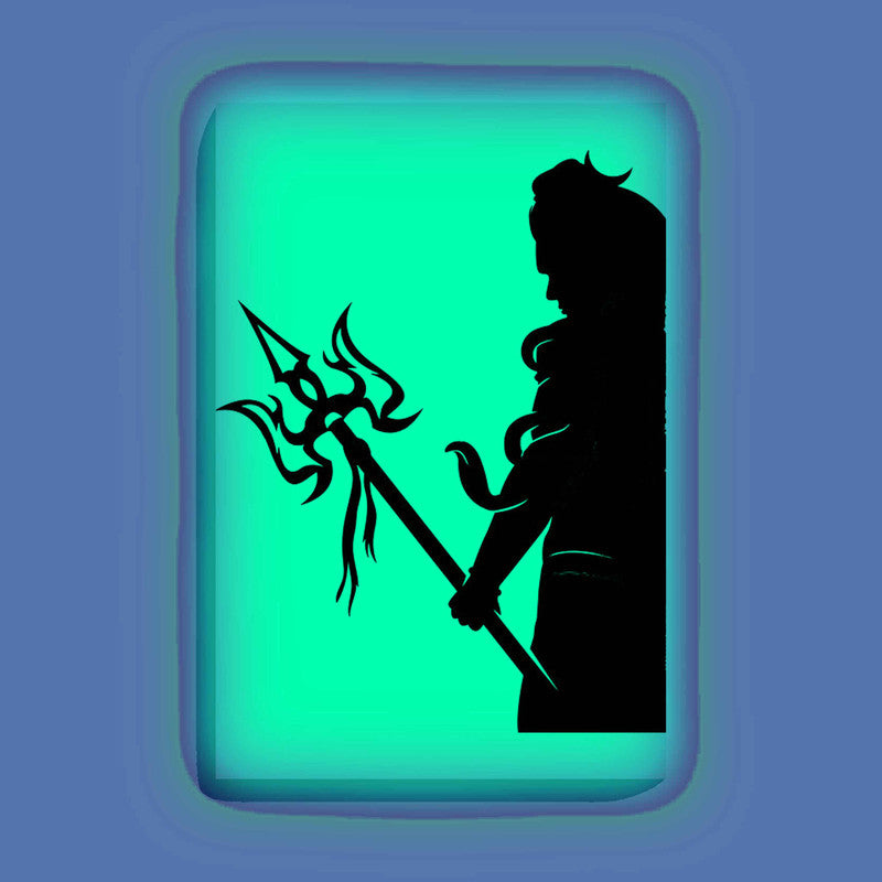 Mahadev with Trishul Paint Kit – Divine Glow in the Dark Canvas | Eazy Arts