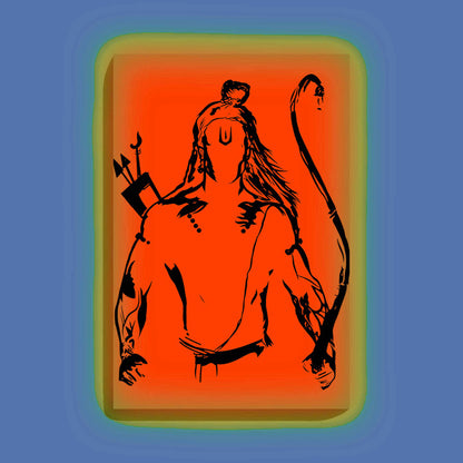 Lord Ram with Bow Glow In The Dark Kit – Powerful Warrior Pose | Eazy Arts