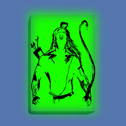 Lord Ram with Bow Glow In The Dark Kit – Powerful Warrior Pose | Eazy Arts