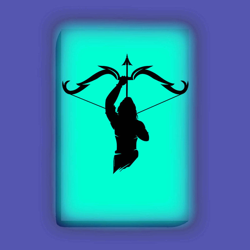 Shri Ram with Bow Raised Glow In The Dark Kit – Symbol of Dharma & Victory | Eazy Arts