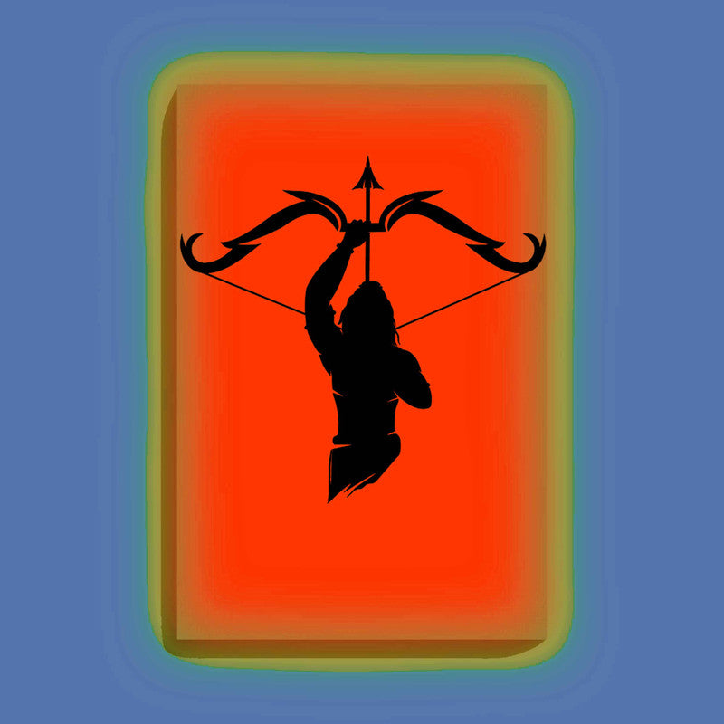 Shri Ram with Bow Raised Glow In The Dark Kit – Symbol of Dharma & Victory | Eazy Arts