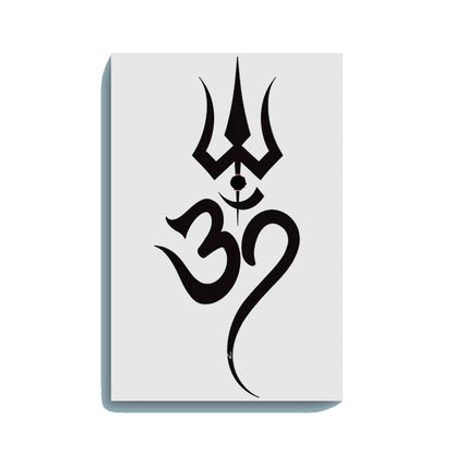 Trishul and Om Symbol Glow in the Dark Painting Kit – DIY Sacred Wall Art | Eazy Arts