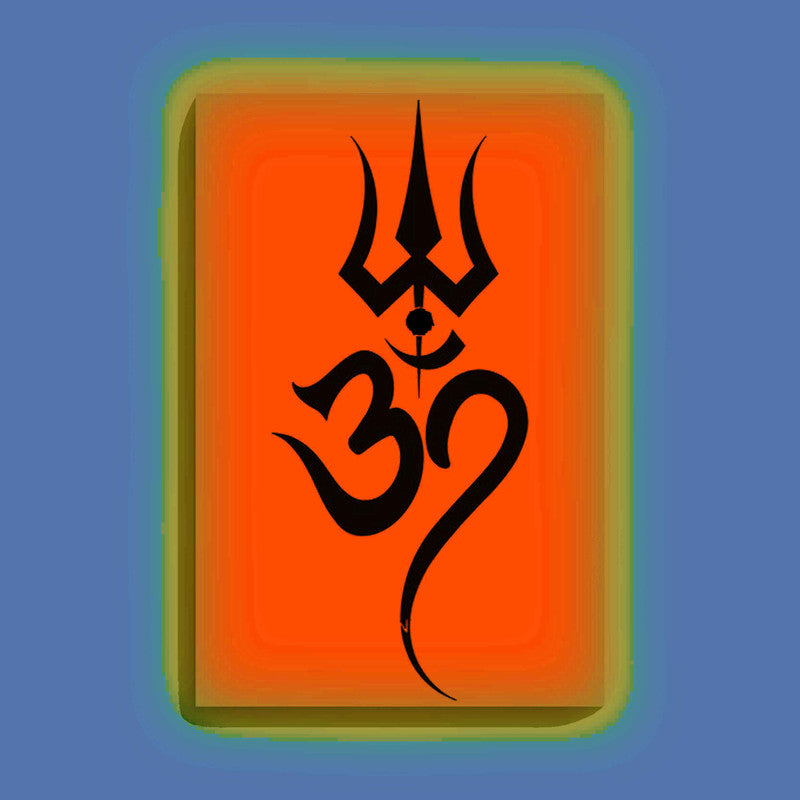 Trishul and Om Symbol Glow in the Dark Painting Kit – DIY Sacred Wall Art | Eazy Arts
