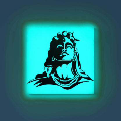 Lord Shiva Adiyogi Glow in the Dark Painting Kit – DIY Meditation Wall Art | Eazy Arts