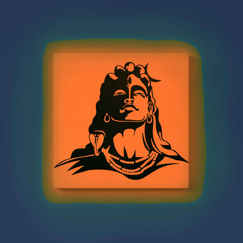Lord Shiva Adiyogi Glow in the Dark Painting Kit – DIY Meditation Wall Art | Eazy Arts