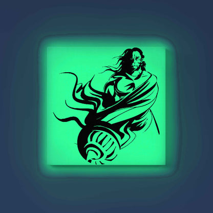 Lord Hanuman with Gada Glow in the Dark Painting Kit – DIY Bajrangbali Wall Art | Eazy Arts