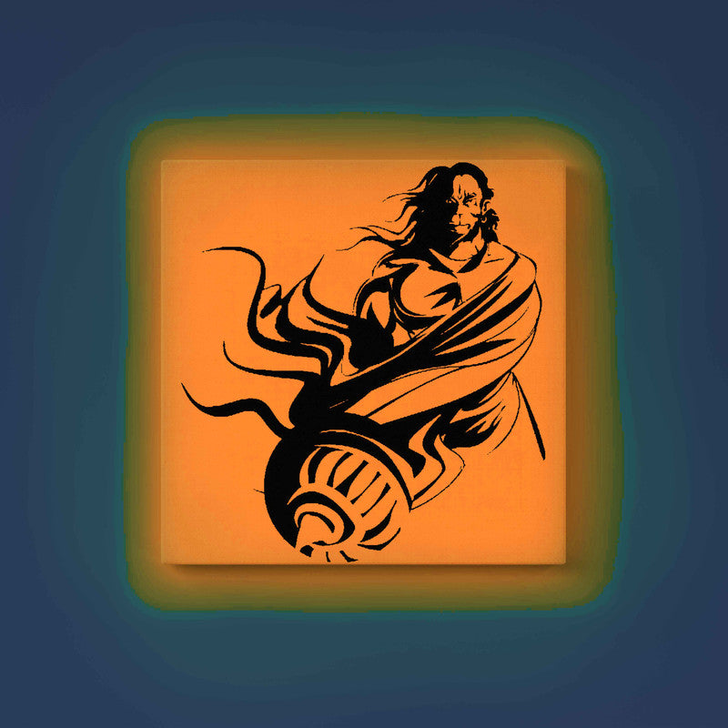 Lord Hanuman with Gada Glow in the Dark Painting Kit – DIY Bajrangbali Wall Art | Eazy Arts