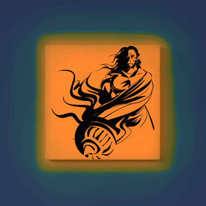 Lord Hanuman with Gada Glow in the Dark Painting Kit – DIY Bajrangbali Wall Art | Eazy Arts