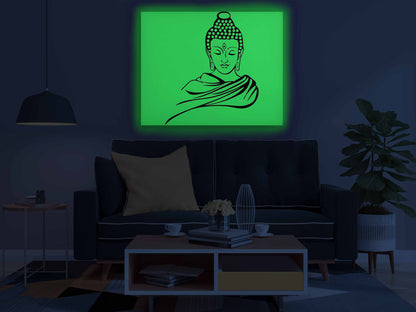 Gautam Buddha Glow in the Dark Painting Kit – DIY Zen Wall Art for Peaceful Spaces | Eazy Arts