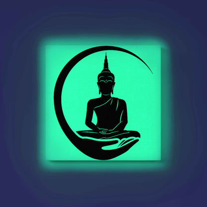 Buddha on Hand Glow in the Dark Painting Kit – DIY Spiritual Zen Art for Mindful Living | Eazy Arts