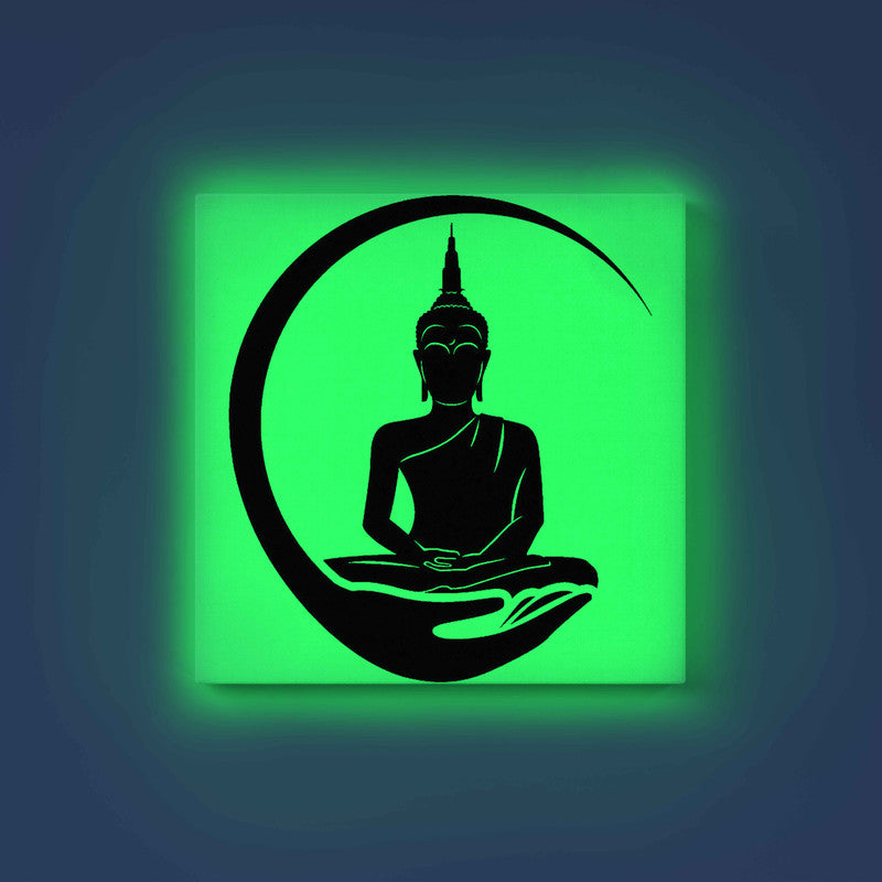 Buddha on Hand Glow in the Dark Painting Kit – DIY Spiritual Zen Art for Mindful Living | Eazy Arts