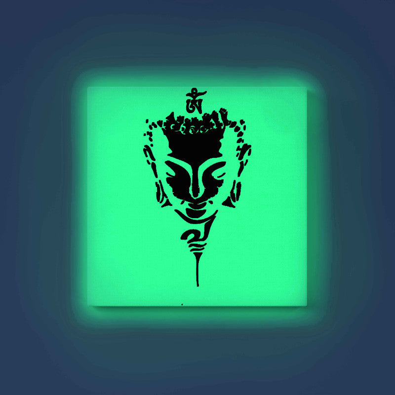 Abstract Buddha Face Glow in the Dark Painting Kit – DIY Sacred Zen Wall Art | Eazy Arts