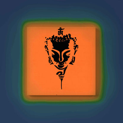 Abstract Buddha Face Glow in the Dark Painting Kit – DIY Sacred Zen Wall Art | Eazy Arts