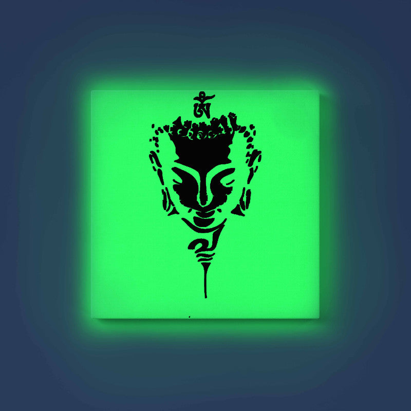 Abstract Buddha Face Glow in the Dark Painting Kit – DIY Sacred Zen Wall Art | Eazy Arts
