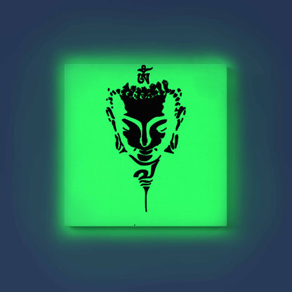 Abstract Buddha Face Glow in the Dark Painting Kit – DIY Sacred Zen Wall Art | Eazy Arts