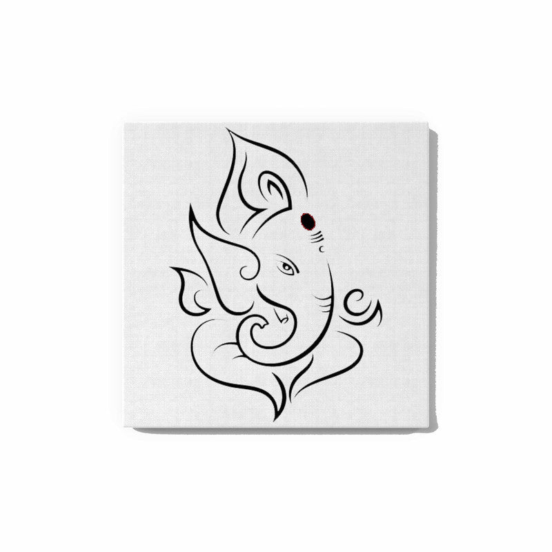 Lord Ganesha Line Art Glow in the Dark Painting Kit – DIY Ganpati Wall Décor | Eazy Arts