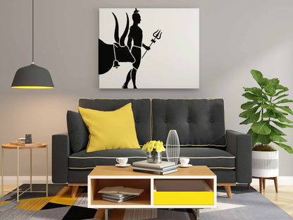 Lord Shiva with Nandi Glow in the Dark Painting Kit – DIY Mahadev and Sacred Bull Art | Eazy Arts