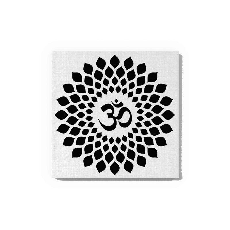 Om Mandala Glow in the Dark Painting Kit – DIY Sacred Symbol & Lotus Wall Art | Eazy Arts