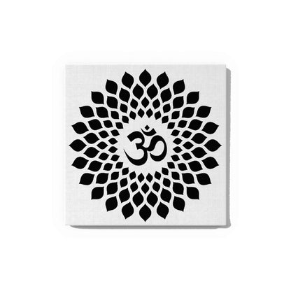 Om Mandala Glow in the Dark Painting Kit – DIY Sacred Symbol & Lotus Wall Art | Eazy Arts