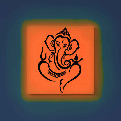 Shri Ganesh Glow in the Dark Painting Kit – DIY Divine Ganpati Line Art for Home Décor | Eazy Arts