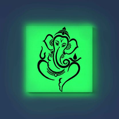 Shri Ganesh Glow in the Dark Painting Kit – DIY Divine Ganpati Line Art for Home Décor | Eazy Arts