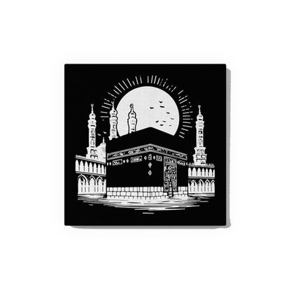 Mecca Kaaba Glow in the Dark Painting Kit – DIY Islamic Sacred Wall Art | Eazy Arts