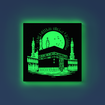 Mecca Kaaba GID Kit – Green Glow Paint | Eazy Arts