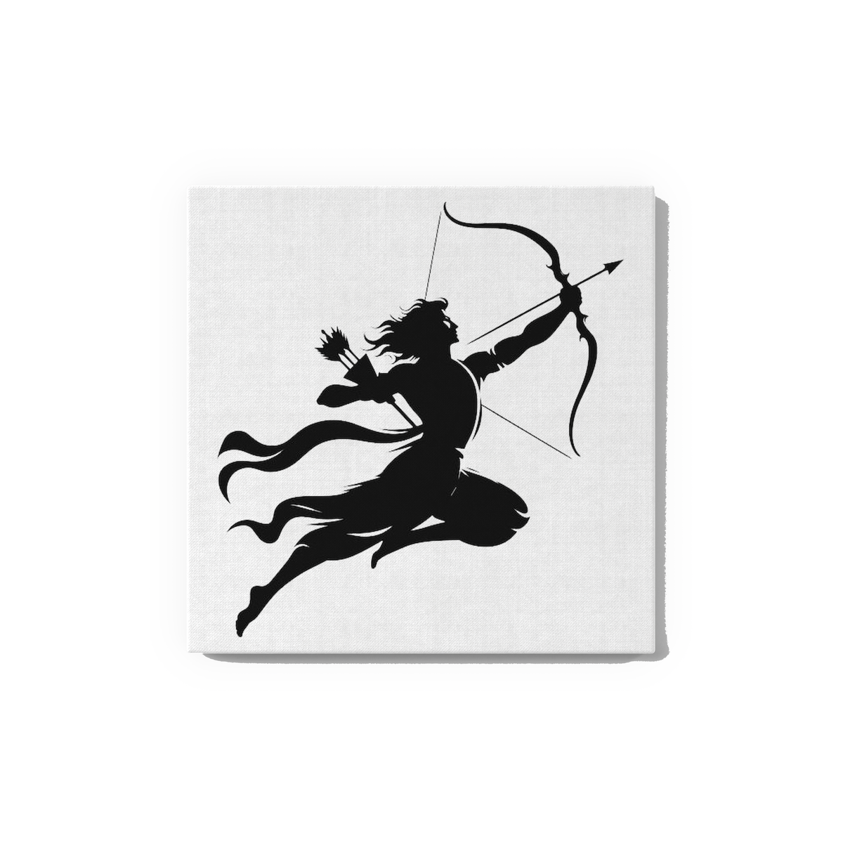 Lord Ram Bow Warrior Pose Glow in the Dark Painting Kit – DIY Divine Silhouette Art | Eazy Arts