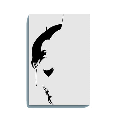 Batman Face Glow in the Dark Painting Kit – Minimalist DIY Art for Dark Knight Fans - Hero - GID-SPR-002