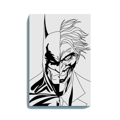Batman vs Joker Glow in the Dark Painting Kit – Dual Personality DIY Wall Art - Hero - GID-SPR-003