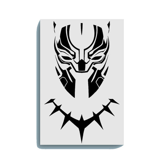 Black Panther Glow in the Dark Painting Kit – Wakanda Forever DIY Art Set - Hero - GID-SPR-004