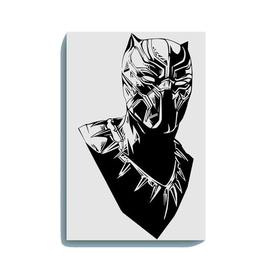 Black Panther Face Glow in the Dark Painting Kit – Marvel Superhero DIY Wall Art - Hero - GID-SPR-005