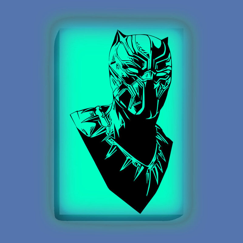 Black Panther Face Glow in the Dark Painting Kit – Marvel Superhero DIY Wall Art - Image 8 - GID-SPR-005