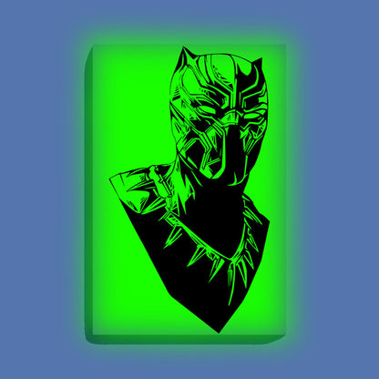 Black Panther Face Glow in the Dark Painting Kit – Marvel Superhero DIY Wall Art - Image 9 - GID-SPR-005