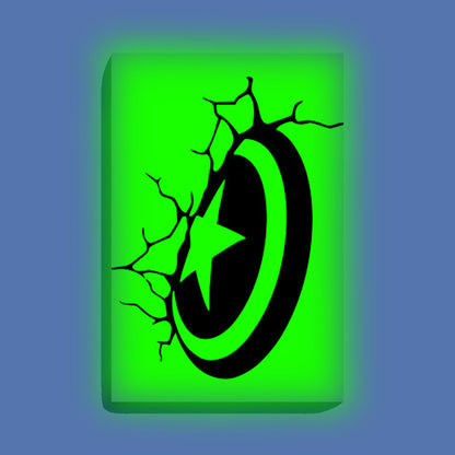 Captain America Shield Glow in the Dark Painting Kit – DIY Wall Art for Marvel Fans - Image 9 - GID-SPR-006