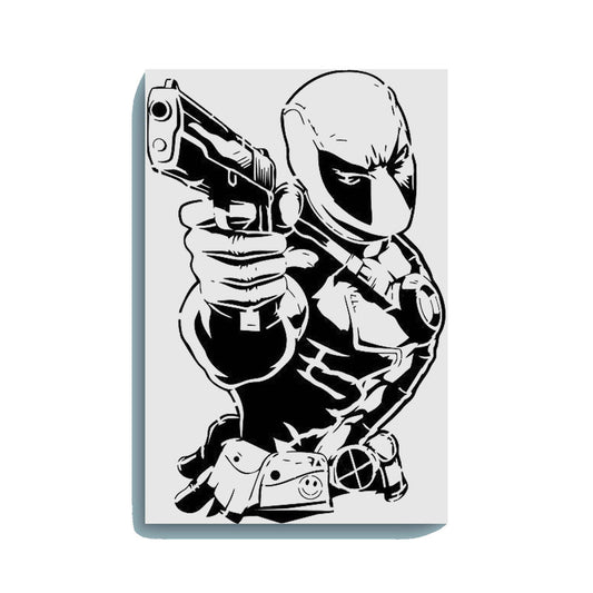 Deadpool Shooting Glow in the Dark Painting Kit – DIY Wall Art for Anti-Hero Fans - Hero - GID-SPR-007