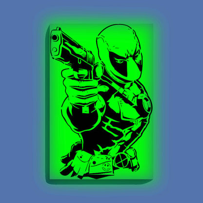 Deadpool Shooting Glow in the Dark Painting Kit – DIY Wall Art for Anti-Hero Fans - Image 9 - GID-SPR-007