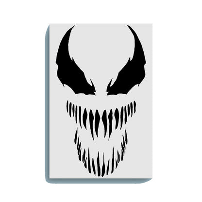 Venom Glow in the Dark Painting Kit – Sinister Marvel Anti-Hero Face DIY Art - Hero - GID-SPR-016