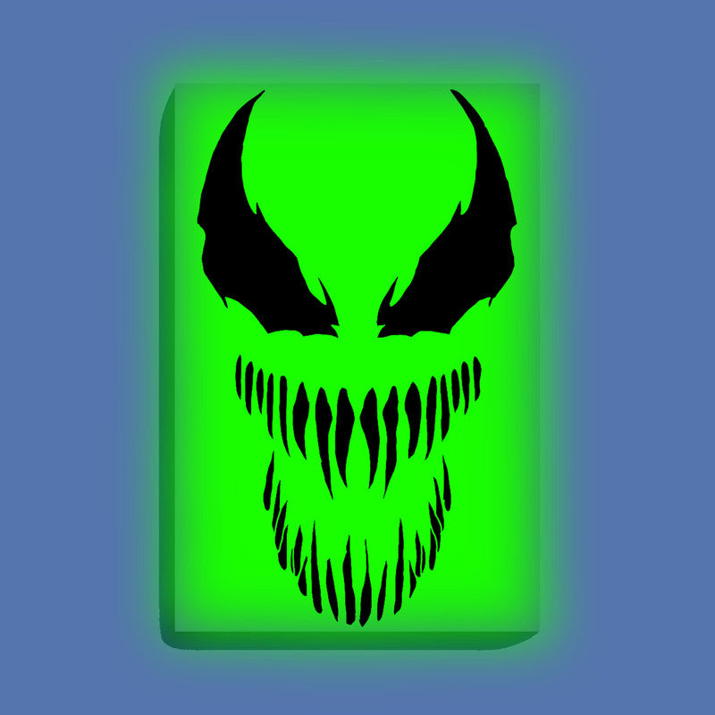 Venom Glow in the Dark Painting Kit – Sinister Marvel Anti-Hero Face DIY Art - Image 9 - GID-SPR-016