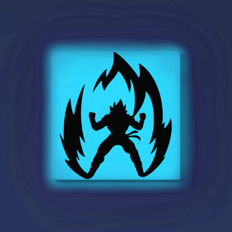 Goku Glow in the Dark Painting Kit – Super Saiyan Aura DIY Art for Dragon Ball Fans - Image 2 - GID-SPR-017