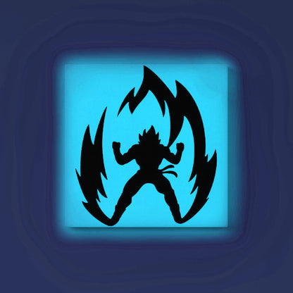 Goku Glow in the Dark Painting Kit – Super Saiyan Aura DIY Art for Dragon Ball Fans - Image 2 - GID-SPR-017